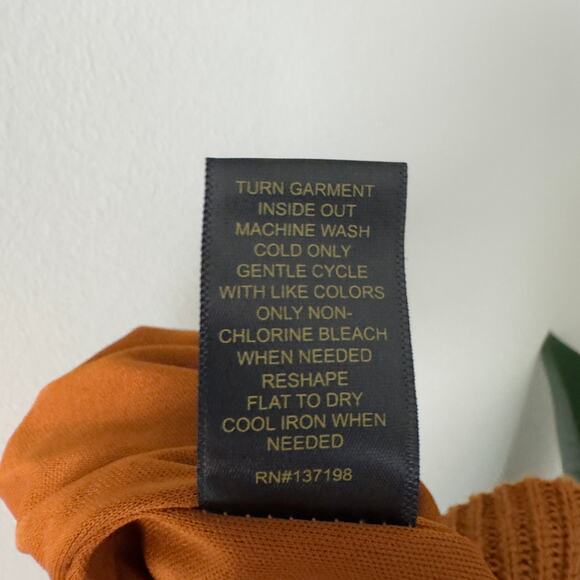 House of Harlow 1960 Revolve Fringe Hem Midi Skirt Elastic waist open knit slit - Picture 10 of 11